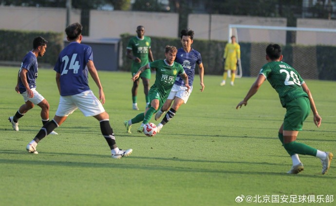 教學賽：北京國安1-1拉查武裏 曹永競助攻法比奧得分 ​​​